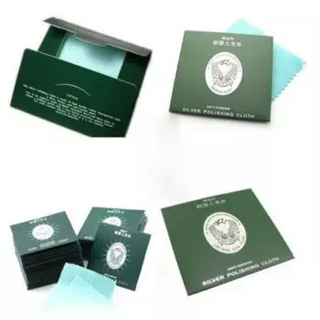 Модная ткань для чистки и чистки хлопка и серебра с защитой от потускнения, чистящее средство для ювелирных изделий