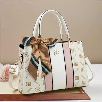 Модная трендовая сумка, роскошная женская сумка, кожаная, цветная, наплечная сумка, женская сумка через плечо Street Tide