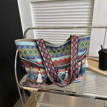 Модная трендовая сумка-тоут, простая сумка большой вместимости, женская сумка 2024 года, осень, новая, простая, повседневная сумка через плечо для поездок на работу красный