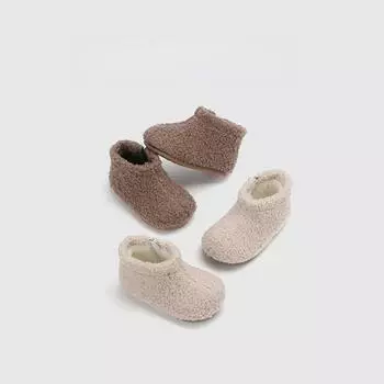 Модная удобная брендовая детская обувь зимняя теплая классическая простая детская обувь для девочек универсальная модная повседневная детская парусиновая обувь Nia 15insole11cm бежевый