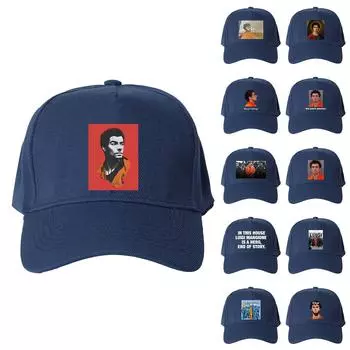 Модная унисекс-мужская женская солнцезащитная кепка с узором «тай-дай», регулируемая бейсболка в стиле хип-хоп One Size чёрный