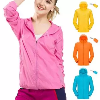 Модная унисекс ультралегкая ветровка женская защита от ультрафиолета 1 шт. мужская велосипедная куртка высокого качества унисекс популярная ветрозащитная большого размера горячая распродажа на открытом воздухе XXXL оранжевый