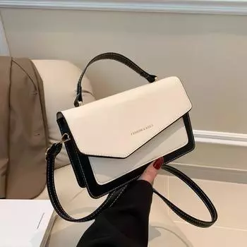 Модная универсальная сумка в иностранном стиле, весенняя сумка-мессенджер на плечо, маленькая квадратная сумка розы красного