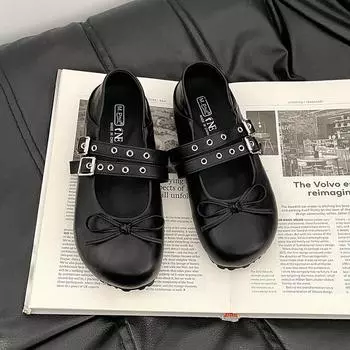 Модная универсальная винтажная балетная обувь Мэри Джейн для женщин, летняя винтажная обувь из маленькой кожи, женские туфли на плоской подошве, обувь на мягкой подошве 35