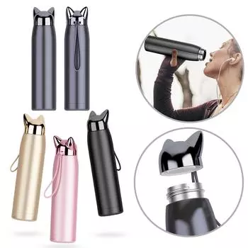 Модная вакуумная изоляционная чашка, изоляционная чашка из нержавеющей стали 304, дорожная чашка с текстурой, подходит для путешествий, работы, учебы золотой