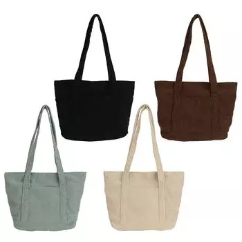 Модная вельветовая сумка с ручкой сверху, легкие винтажные женские клатчи для девочек белый