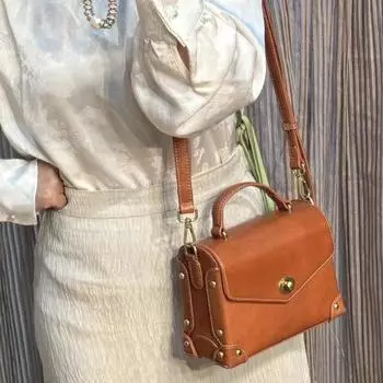 Модная верхняя кожаная сумка через плечо для женщин, женская сумка в стиле ретро, модная повседневная кожаная сумка через плечо