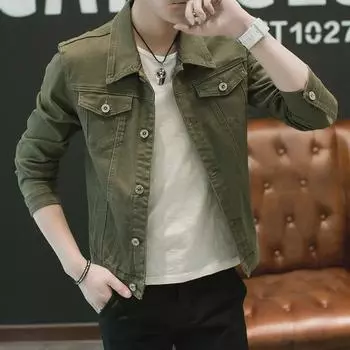 Модная весенняя куртка из эластичного денима 4XL