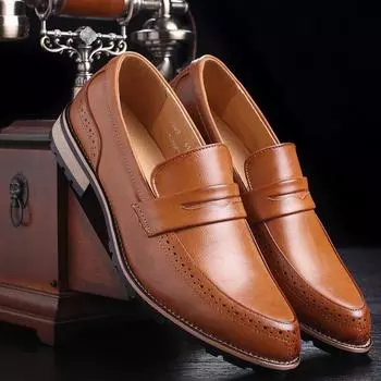 Модная весенняя мужская обувь, кожаные мужские туфли, роскошные мужские деловые оксфорды, формальная обувь, классические джентльменские туфли для мужчин 38 красный