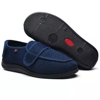 Модная весна-осень, дышащая, открытая спереди и сзади, расширенная ткань, мягкая, удобная подошва, здоровая, диабетическая, полная обувь 34 красный