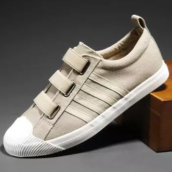 Модная весна-осень, новые дышащие повседневные модные мужские туфли, классические универсальные низкие трендовые туфли из парусины с защитой от запаха 38 красный