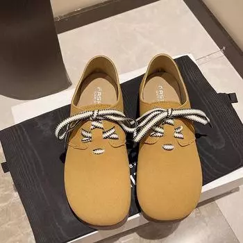 Модная весна-осень ретро кружевная повседневная обувь для женщин модная однотонная роскошная обувь женская новая дизайнерская обувь на плоской подошве с каблуком 4 см для женщин 35