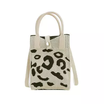 Модная винтажная сумка для вязания крючком, летняя вязаная квадратная сумка, сумка через плечо, сумка через плечо One Size покинуть белый