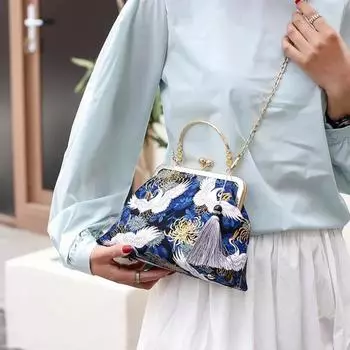 Модная винтажная сумка с бахромой, маленькие сумки-ракушки, женская сумка через плечо с цепочкой, сумка через плечо с краном, летающие женские сумки, кошельки с вышивкой