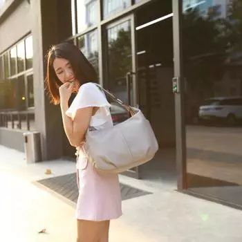 Модная винтажная женская сумка большой емкости на одно плечо с косой застежкой-молнией и перекрестным верхом из натуральной кожи для женщин фиолетовый