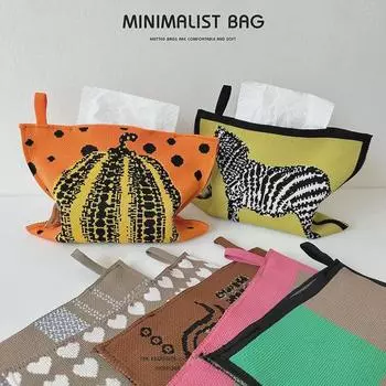 Модная вязаная женская сумочка-тыква — универсальная, стильная, высококачественный корейский дизайн