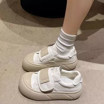 Модная вулканизированная обувь для женщин, кроссовки, весенняя нескользящая универсальная женская обувь с низким берцем, дышащая женская обувь для бега 35