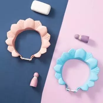 Модная высокая эластичная изысканная шапочка для душа в форме подсолнуха для купания малышей и младенцев в подарок розовый