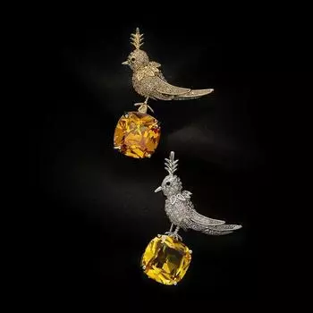 Модная высококачественная имитация хрустальной птицы брошь женская нишевая легкая роскошная высококлассная антибликовая булавка изысканные аксессуары для костюма