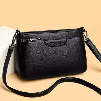 Модная высококачественная сумка из искусственной кожи под мышкой для женщин, винтажная дизайнерская сумка через плечо, новый кошелек и сумочка в стиле ретро