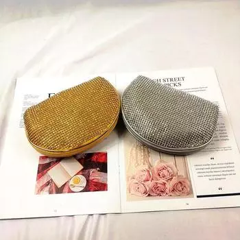 Модная высококачественная женская мини-сумка-мессенджер со стразами 2019 года, новая модная женская сумка на весну и лето, акция золотой