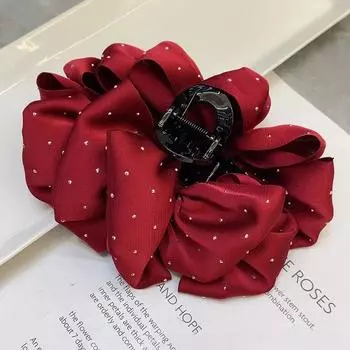 Модная заколка для волос Уникальный дизайн стразы Аксессуар Элегантная заколка-акула Узел-бабочка Женский аксессуар для волос заколка-краб