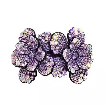 Модная заколка для волос в виде цветка со стразами для женщин, корейский стиль, новый головной убор, женские аксессуары для волос, мамины кудрявые заколки
