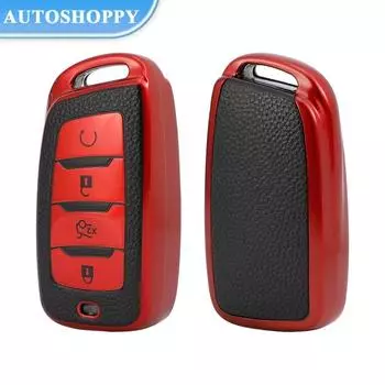 Модная защита для авто ключей для Changan CS85 CS35 plus CS25 CS95 CS85, мягкий чехол из ТПУ для автомобильного дистанционного ключа, чехол, сумка, чехол, держатель для брелока, брелок красный