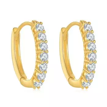 Модная застежка для ушей из серебра 925 пробы, женская, с покрытием из белого золота, 2 мм, муассанит с бриллиантами, нестандартные модные серьги, ювелирные изделия