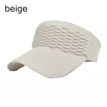Модная женская анти-УФ-защитная пустая шляпа-цилиндр, бейсбольная кепка, козырек, солнцезащитная шляпа