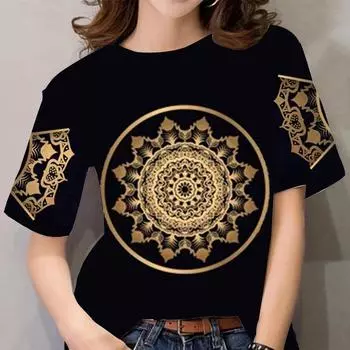 Модная женская блузка с принтом мандаринов, футболки с короткими рукавами, топы, летняя женская футболка, летняя женская одежда большого размера XXS