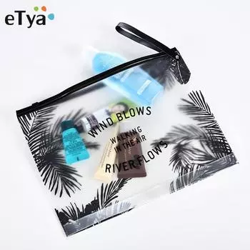 Модная женская дорожная прозрачная косметичка 1