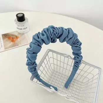 Модная женская джинсовая повязка на голову с губчатой подкладкой для леди, девочек, аксессуары для волос