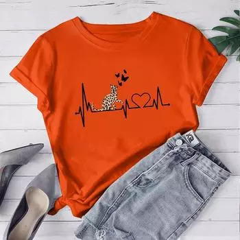 Модная женская футболка с персонализированным принтом кота, забавная повседневная футболка с круглым вырезом и короткими рукавами, летняя женская футболка XS розовый