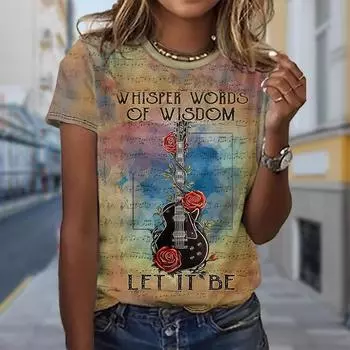 Модная женская футболка с принтом «цветок скелета розы», забавная повседневная футболка с круглым вырезом и короткими рукавами, летняя женская футболка XS розовый