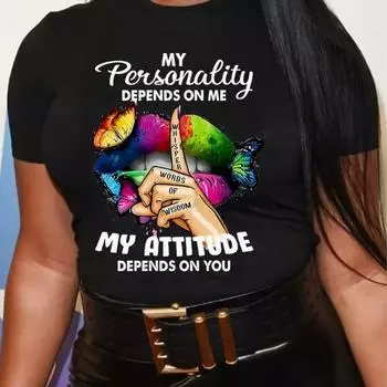 Модная женская футболка с принтом «Губы и бабочки», забавная повседневная футболка с короткими рукавами и круглым вырезом, летняя женская футболка XS белый