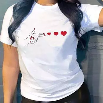 Модная женская футболка с принтом Love Launch, забавная повседневная футболка с круглым вырезом и короткими рукавами, летняя женская футболка XS розовый