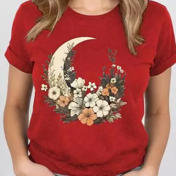 Модная женская футболка с принтом «Луна», забавная повседневная футболка с круглым вырезом и короткими рукавами, летняя женская футболка XS синий