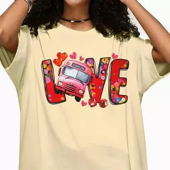 Модная женская футболка с принтом «Романтическое путешествие», забавная повседневная футболка с круглым вырезом и короткими рукавами, летняя женская футболка XS розовый