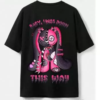 Модная женская футболка с принтом темных животных, кролика, скелета и глаз, забавная повседневная футболка с круглым вырезом и короткими рукавами, летняя женская футболка XS зелёный