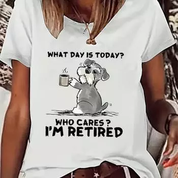 Модная женская футболка с принтом животных и чашек, забавная повседневная футболка с круглым вырезом и короткими рукавами, летняя женская футболка XS розовый