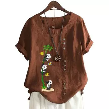 Модная женская хлопковая футболка с принтом доступна в 11 ярких цветах S озеро синий