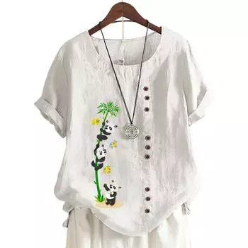 Модная женская хлопковая футболка с принтом доступна в 11 ярких цветах S озеро синий