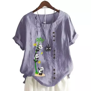 Модная женская хлопковая футболка с принтом доступна в 11 ярких цветах S озеро синий