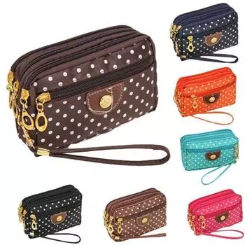 Модная женская холщовая сумка-клатч, сумка-мессенджер с волновой застежкой-молнией горячий розовый