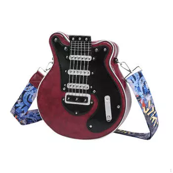 Модная женская кожаная сумка через плечо с регулируемым ремешком для шопинга и путешествий красный