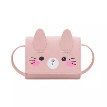 Модная женская кожаная сумка через плечо с замком, сумка для мобильного телефона One Size розовый