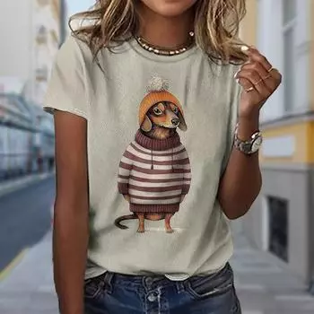 Модная женская красная футболка с изображением кота-взрыва, забавная повседневная футболка с круглым вырезом и короткими рукавами, летняя женская футболка XS красный