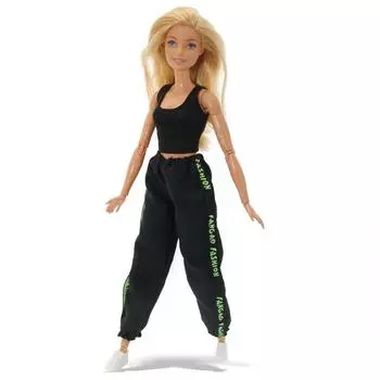 Модная женская кукольная одежда, повседневная одежда, праздничная одежда ручной работы, повседневный спортивный костюм, кукла 30 см 2