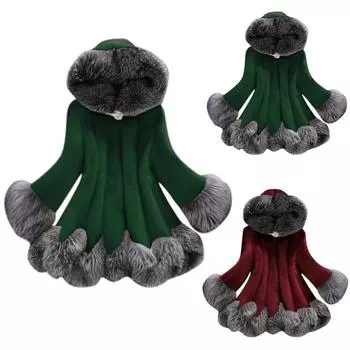 Модная женская куртка из искусственного пальто XXXXL красный